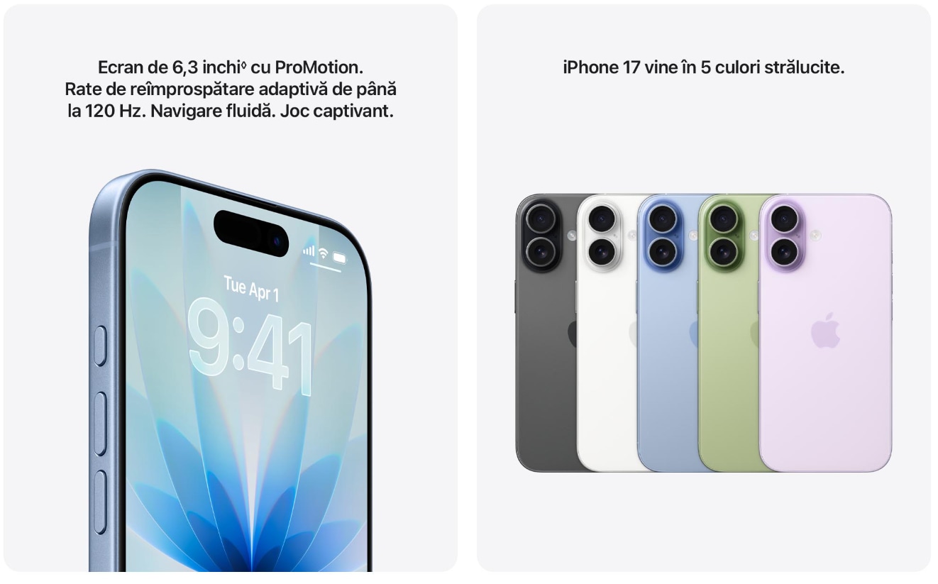Telefon APPLE iPhone 17 5G, 512GB, Black